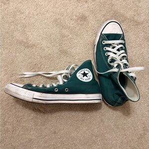 Converse Teal High-Top Sneakers